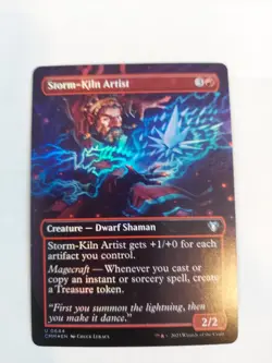 Storm-Kiln Artist (Borderless) Commander Masters Foil - Image 1
