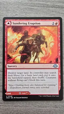 Sundering Eruption (Uncommon) #248 Modern Horizons 3 MTG Near Mint - Image 1