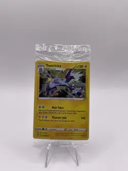 SEALED TOXTRICITY 063/189 POKEMON CARD KNOCKOUT COLLECTION PROMO COSMIC HOLO - Image 1