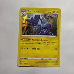 TOXTRICITY 108/264 FUSION STRIKE POKEMON HOLO RARE - Image 1