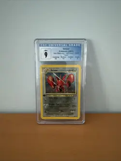 CGC 9 MINT Scizor Neo Discovery 1st Edition 10/75 Holo Pokemon Card - Image 1