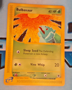 Bulbasaur 095/165 Expedition Base Set e-reader Pokemon LP/Excellent - Image 1