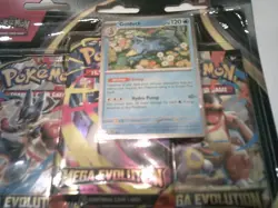 Pokemon Mega Evolution Golduck Blister Pack Sealed (3 Packs) - Image 2