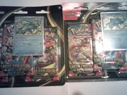 2 Pokemon Mega Evolution Golduck Blister Pack Sealed (6 Packs) - Image 2