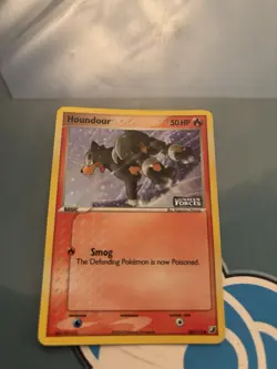 Pokemon EX Unseen Forces Reverse Holo Stamped Houndour 60/115 Lightly Played - Image 1