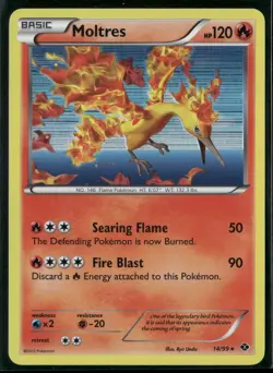 Pokemon Moltres #14/99 Next Destinies Near Mint or Better - Image 1