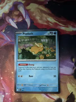 Pokemon TCG Psyduck MEP 007 Mega Evolution Pokemon Blister Promo - Image 1