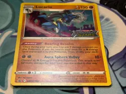Lucario (STAMPED) - SWSH186 - SWSH Prerelease Brilliant Stars - Pokemon TCG - LP - Image 2