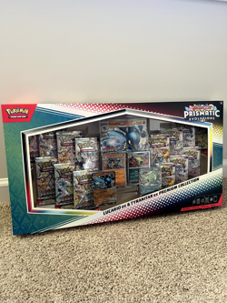 Pokemon Prismatic Evolutions Lucario EX and Tyranitar EX Premium Collection - Image 1