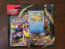 Pokemon TCG: Mega Evolution 3-Pack Blister Set of 2, Psyduck and Golduck - Image 2
