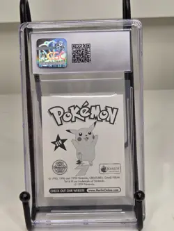 1998 Pokemon Merlin Series 1 Sticker Scyther Special Glitter #S19 CGC 9.5 - Image 2
