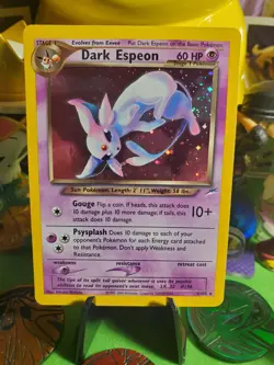 Pokemon TCG Vintage 2002 Neo Destiny Holo Rare Espeon 4/105 NM/M POSSIBLE 9 PLUS - Image 1