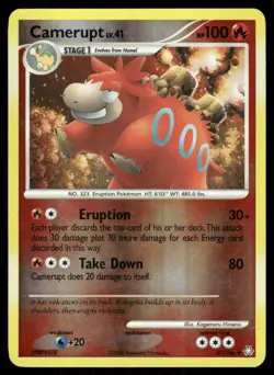 Pokemon Tcg Camerupt [Reverse Holo] #47 Pokemon Legends Awakened LP - Image 1