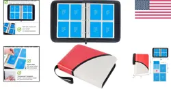 Elegant Faux Leather Trading Card Binder - Holds 400 Cards in 50 Sleeves - Image 2