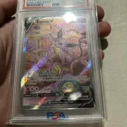 Pokemon TCG Espeon v Evolving Skies Alternate Full Art Holo Card 180/203 PSA 10 - Image 3