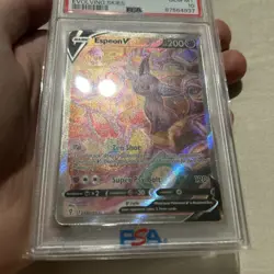 Pokemon TCG Espeon v Evolving Skies Alternate Full Art Holo Card 180/203 PSA 10 - Image 5