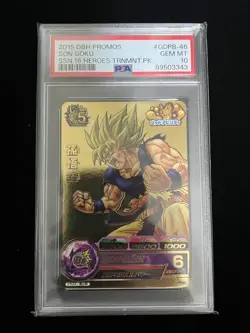 Dragon Ball Heroes GDPB-46 PSA10 Trading Card Collectible Rare Anime Franchise - Image 2