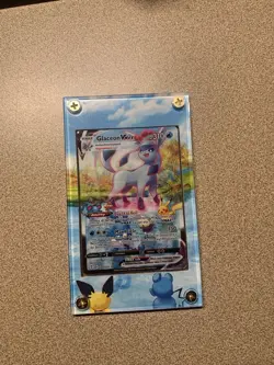 Glaceon Vmax Alt Art 209/203 Extended Art Pokemon Card Case (Card not Included) - Image 1