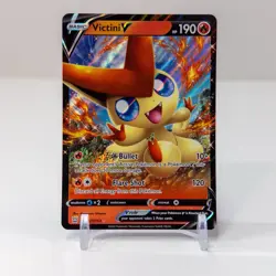 Victini V 021/163 Ultra Rare Battle Styles NM/M Pokemon Card - Image 1