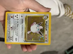 Pokemon TCG Wigglytuff Holo Rare Card 19/130 Base Set 2 - Image 1