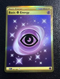 Pokemon TCG Basic Psychic Energy 207/165 S&V Hyper Rare Card (NM Condition) - Image 2