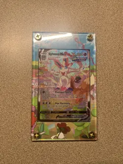 Slyveon Vmax Alt Art 212/203 Extended Art Pokemon Card Case (Card not Included) - Image 1