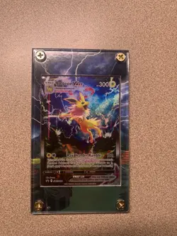 Jolteon Vmax Promo SWSH184 Extended Art Pokemon Card Case (Card not Included) - Image 1