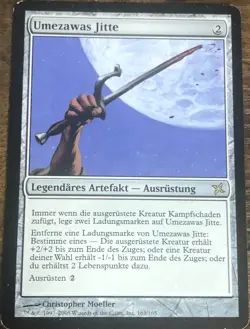 Umezawa's Jitte German Betrayers of Kamigawa Light Play MTG Magic - Image 1