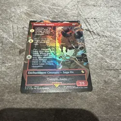 MTG: Final Fantasy Commander Summon: Kujata #199 Rare Borderless Foil NM - Image 1