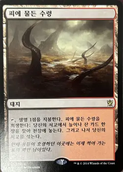 Bloodstained Mire Korean Khans of Tarkir LP MTG Magic - Image 1