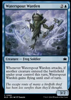 x1 Waterspout Warden BLB Bloomburrow MTG 80 COMMON M/NM - Free Shipping - Image 1