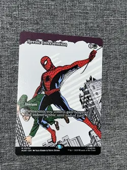 Heroic Intervention (Borderless) #0034 Mythic - MTG MAR Spiderman Non Foil - Image 1