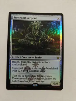 MTG - Stonecoil Serpent Media Promos Foil - LP/Mint - Image 1