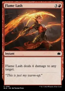 MTG Magic the Gathering Flame Lash (391/453) Bloomburrow NM - Free Shipping - Image 1