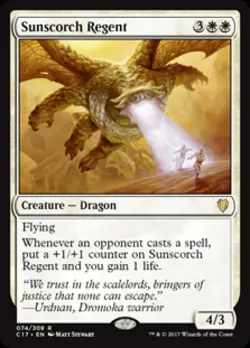 Sunscorch Regent - Light Play MTG Commander 2017 - Image 1