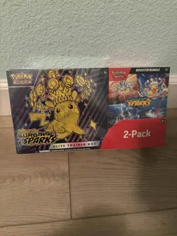 Costco Pokemon Surging Sparks Elite Trainer Box + Booster Bundle - Image 1