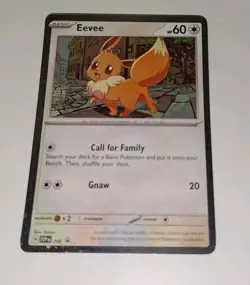 Pokemon TCG Destined Rivals - Eevee SVP 200 Checklane Blister Promo (Cosmo Holo) - Image 3