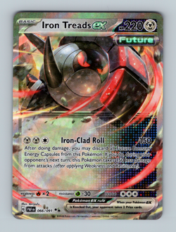 Pokemon TCG - Iron Treads ex - 066/091 - Double Rare - Paldean Fates - Image 1