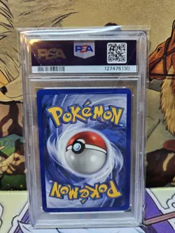 1999 Pokemon Base Set UNLIMITED #11 NIDOKING-HOLO PSA 8 - Image 2