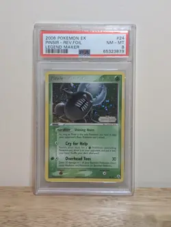PSA 8 Pinsir EX Legend Maker Reverse Foil Holo Rare 24/92 Pokemon cards CGC BGS - Image 1