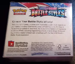 Pokemon TCG Sword & Shield: Battle Styles Booster Box 36 Packs Factory Sealed - Image 2