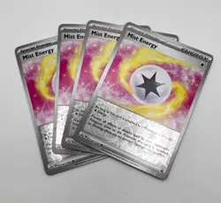 Mist Energy Reverse Holo 161/162 4x x4 Pokemon Card 2024 Temporal Forces Playset - Image 1