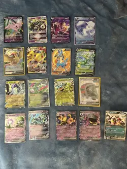 17 Pokemon Vmax Vstar V & Ex Holo Card Lot - Image 1