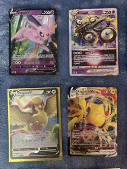 17 Pokemon Vmax Vstar V & Ex Holo Card Lot - Image 2