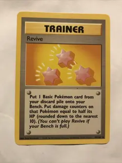Revive Trainer 1999 Pokemon German Base Set Card 89/102 - Image 1