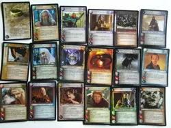 WAR OF THE RING ANTHOLOGY 18 CARDS TENGWAR SET FOIL LOTR TCG - Image 1