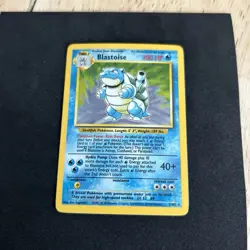 Pokemon TCG Blastoise Holo Unlimited Rare Card Base Set 2/102 - Image 1