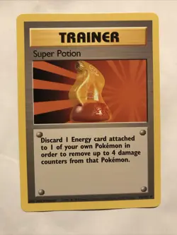 Pokemon TCG Super Potion Base Set 90/102 Regular Uncommon Card - Image 1