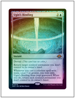 1x Ugin's Binding, Foil, Magic the Gathering MTG NM - Image 1