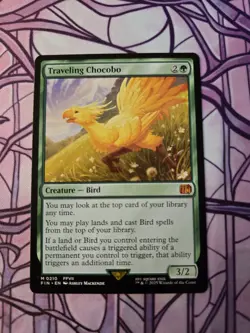 MTG Traveling Chocobo #0210 Final Fantasy NM - Image 1